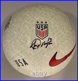 Alex Morgan Signed USA Women's World Cup White Nike Soccer Ball JSA COA