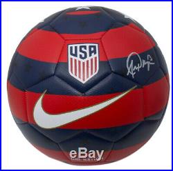 Alex Morgan Team USA Signed USA Red Blue Nike Soccer Ball JSA