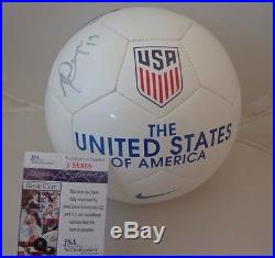 Alex Morgan USA Womens Soccer signed Team USA Soccer Ball JSA 2