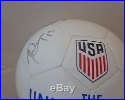 Alex Morgan USA Womens Soccer signed Team USA Soccer Ball JSA 2
