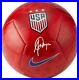 Alex_Morgan_U_S_Women_s_National_Team_Autographed_Red_Nike_USA_Logo_Soccer_Ball_01_fab