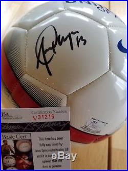 Alex Morgan signed autographed Nike USA Soccer Ball JSA V31216