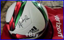 Alex morgan signed ball