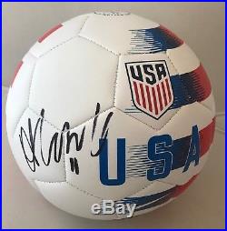 Ali Krieger USA Womens Soccer signed Nike Team USA Prestige Soccer Ball Proof