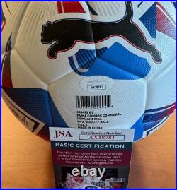 Alisson Becker Signed 2024 Official Puma Copa America Soccer Ball Brazil JSA COA