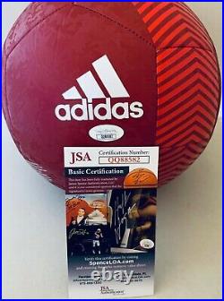 Alphonso Davies Canada signed FC Bayern Munich F/S Soccer Ball autographed 2 JSA