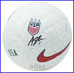Alyssa Naeher Team USA Signed USA Nike One Nation Soccer Ball JSA