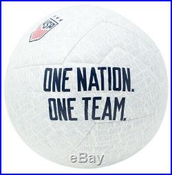 Alyssa Naeher Team USA Signed USA Nike One Nation Soccer Ball JSA