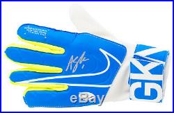 Alyssa Naeher USA Women's Soccer Signed Blue Nike Goalkeeper Glove JSA