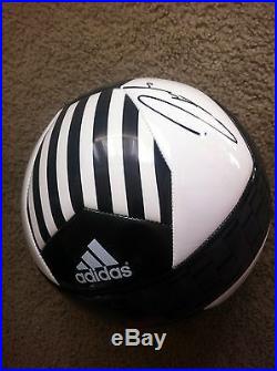 Andrea Pirlo Autographed Adidas Juventus Ball Italian AC Milan NYCFC PROOF BAS