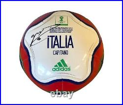 Andrea Pirlo Autographed Italia Capitano FIFA World Cup Brazil Soccer Ball 1155