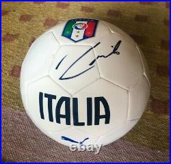 Andrea Pirlo Signed Autograph Full Size 5 Puma Soccer Ball Italy World Cup Proof