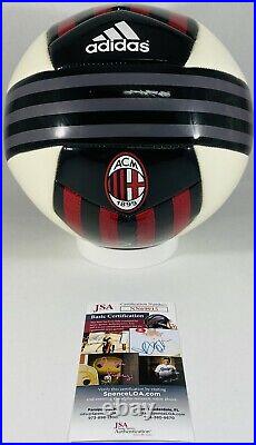 Andrea Pirlo Signed Full Size 5 Adidas A. C. Milan Soccer Ball Italy Nycfc +jsa