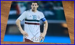 Andres Guardado Signed 11x14 Photo Mexico With Proof