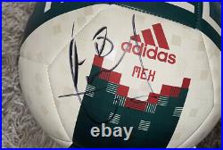 Andres Guardado Signed 2018 Mexico World Cup Soccer Ball With Proof