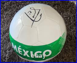 Andres Guardado Signed Mexico Soccer Ball With Exact Proof