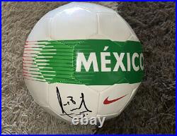 Andres Guardado Signed Mexico Soccer Ball With Exact Proof