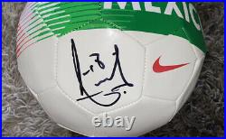 Andres Guardado Signed Mexico Soccer Ball With Exact Proof