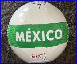 Andres Guardado Signed Mexico Soccer Ball With Exact Proof