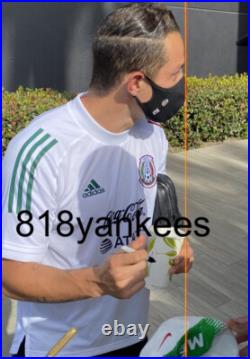 Andres Guardado Signed Mexico Soccer Ball With Exact Proof