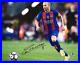 Andres_Iniesta_Barcelona_Autographed_11_x_14_Dribbling_Photograph_01_exho