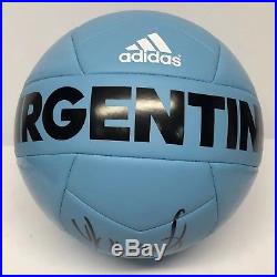 Ángel Di María Signed Argentina Adidas Soccer Ball BAS Beckett B55753