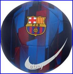 Ansu Fati Barcelona Autographed Orange Nike Soccer Ball