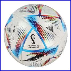 Ansu Fati Signed 2022 FIFA World Cup Logo Soccer Ball (JSA & PIA)