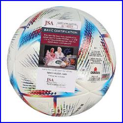Ansu Fati Signed 2022 FIFA World Cup Logo Soccer Ball (JSA & PIA)