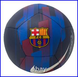 Ansu Fati Signed Barcelona Nike Soccer Ball with Case BAS Icons