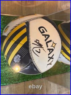 Ashley Cole autographed LA Galaxy Soccer Ball in protective case-100% authentic