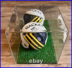 Ashley Cole autographed LA Galaxy Soccer Ball in protective case-100% authentic