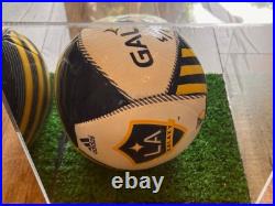 Ashley Cole autographed LA Galaxy Soccer Ball in protective case-100% authentic