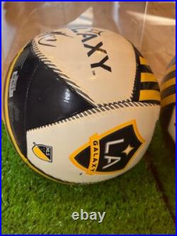 Ashley Cole autographed LA Galaxy Soccer Ball in protective case-100% authentic