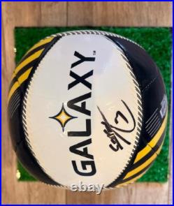 Ashley Cole autographed LA Galaxy Soccer Ball in protective case-100% authentic