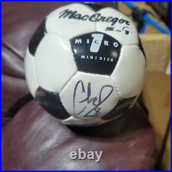 Australian Footballer MATILDAS HOF CHERYL SALISBURY Signed mini Soccer Ball COA