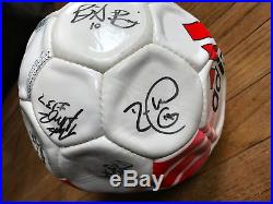 Authentic 2003 Team Signed IU Indiana Hoosiers Soccer Ball Autograohed Auto VTG