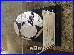 Authentic Signed Pele Soccer Ball