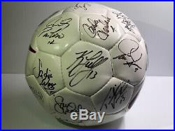 Autographed 1999 US Women's Soccer Team Ball (Nike) Mia Hamm, Tony DiCicco +++