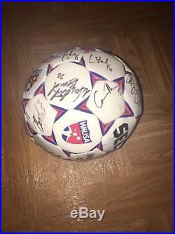 Autographed 2003 Washington Freedom Soccer Ball. Mia Hamm And Abby Wambach
