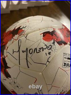 Autographed Adidas ball Confederations Cup OMB Krasava, Mexican National team