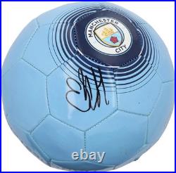 Autographed Erling Haaland Manchester City F. C. Ball Item#14567364 COA