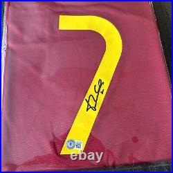 Autographed Luis Figo Portugal Soccer Team Jersey With Beckett COA Size Xl Nike