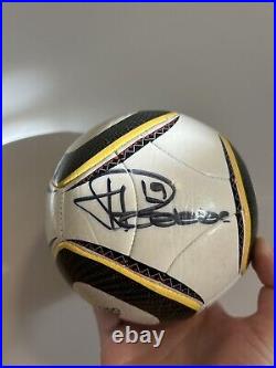 Autographed Mini Soccer Ball From South Africa 2010 World FIFA Cup