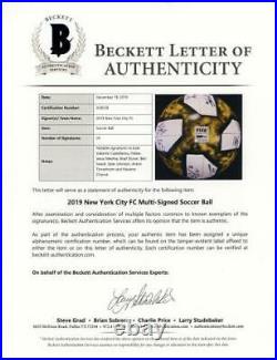 Autographed New York City FC Ball Fanatics Authentic COA Item#10344756