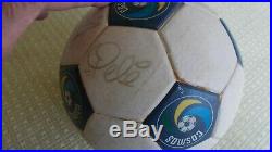 Autographed, Pele & 7 others Official COSMOS Soccer Ball 1979 Cosmos Soccer Club