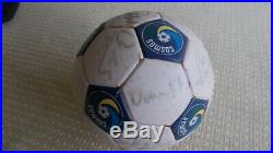Autographed, Pele & 7 others Official COSMOS Soccer Ball 1979 Cosmos Soccer Club