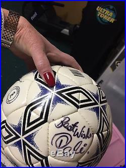 Autographed Pele soccer ball
