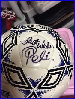 Autographed Pele soccer ball