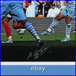 Autographed Sergio Aguero Manchester City F. C. 11x14 Ball Item#11752661 COA